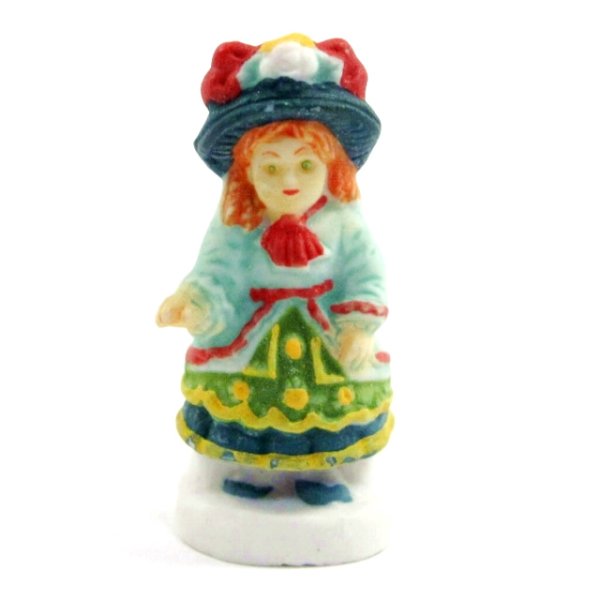 画像1: 【フェーブ】アンティークドール 女の子 (1)