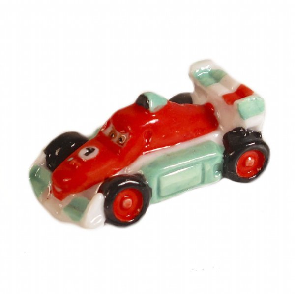画像1: 【フェーブ】車 -CARS F1タイプ 黄緑＊赤 (1)