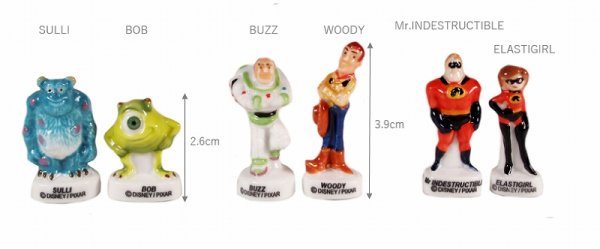画像2: 【フェーブ】DISNEY ヒーローたち 10個(S) 2016年 (2)