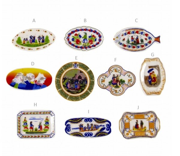 画像3: 【フェーブ】LES PLATS DE QUIMPER カンペールのプレート 10個 - 2013年 (S) (3)