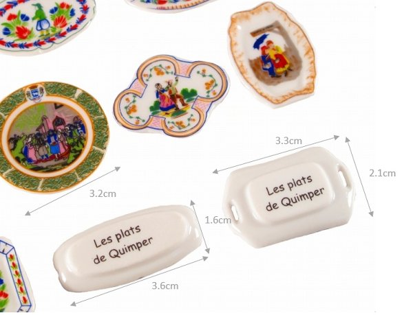 画像4: 【フェーブ】LES PLATS DE QUIMPER カンペールのプレート 10個 - 2013年 (S) (4)