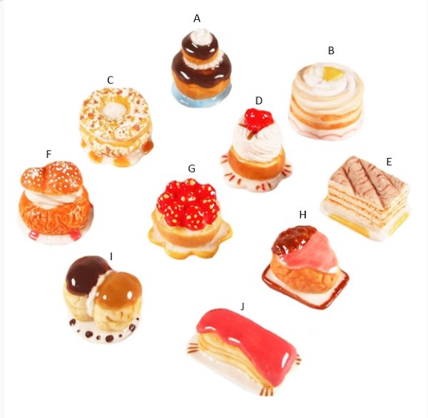 画像3: 【フェーブ】可愛いお菓子 各1個  -2014年(S) (3)