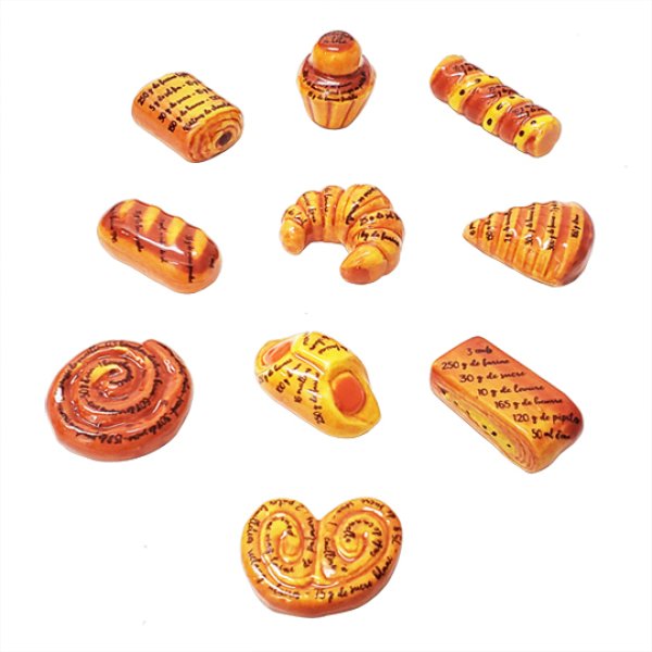 画像1: 【フェーブ】レシピプリント菓子パン 10個 (S)  (1)