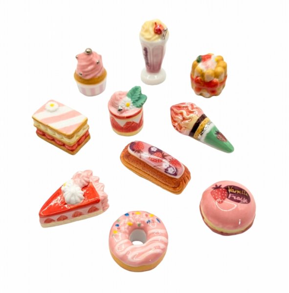 画像1: 【フェーブ】バニラといちごのスイーツ10個(S) (1)