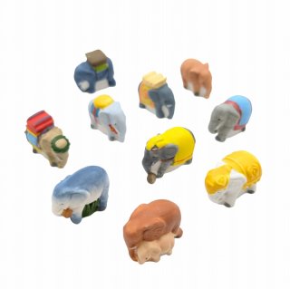 フランスアンティーク　フェーブ　動物、魚柄　7個セット フェーヴ販売 - 日本最大！陶器小物雑貨通販のフェーブなつじかん