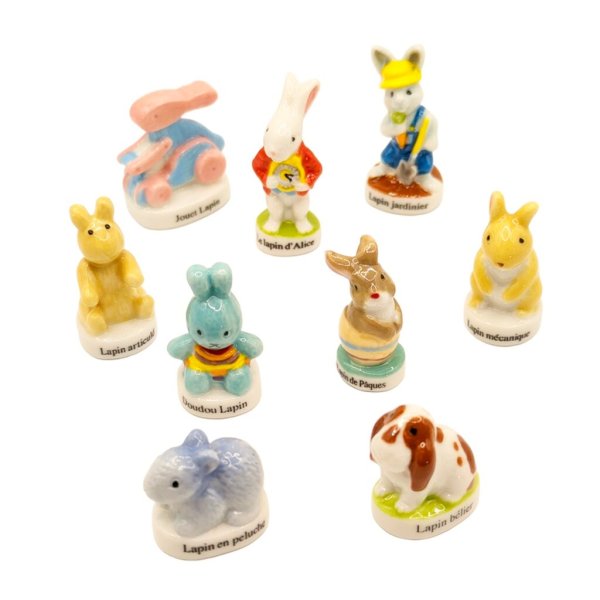 画像1: 【フェーブ】多彩なウサギの表情コレクション9個  2026年(S) (1)