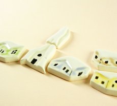 画像2: 【フェーブ】LE VILLAGE 村 6個セット - NEX 2011年 (S) (2)
