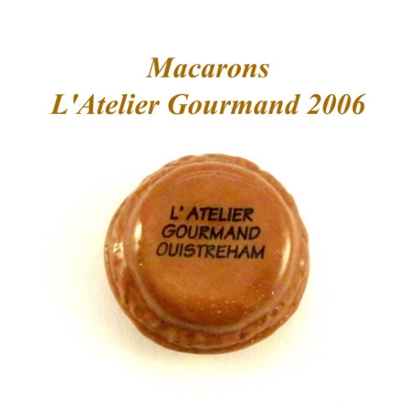 画像1: 【フェーブ】Macaron マカロン L'Atelier Gourmand 2006年 Brown - ALCARA (M) (1)