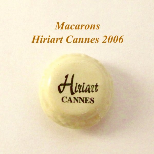 画像1: 【フェーブ】Macaron マカロン Hiriart Cannes 2006年 バニラ - ALCARA (M) (1)