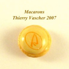 画像1: 【フェーブ】Macaron マカロン Thierry Vascher 2007年 Yellow - ALCARA (M) (1)