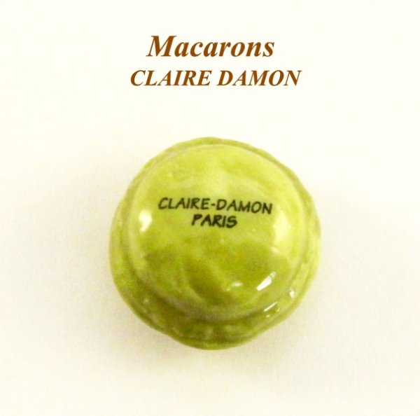 画像1: 【フェーブ】Macaron マカロン Claire Damon Green - GATEAUX et du PAIN - ALCARA 2007年 (M) (1)