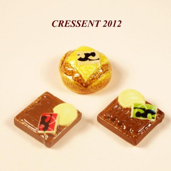 画像1: 【フェーブ】Pastries お菓子 3個 - CRESSENT 2012年 (M)(S) (1)