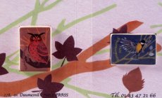 画像3: 【フェーブ】 Oiseaux 鳥 5個 - VANDERMEERSCH 2013年 (M)(S) (3)