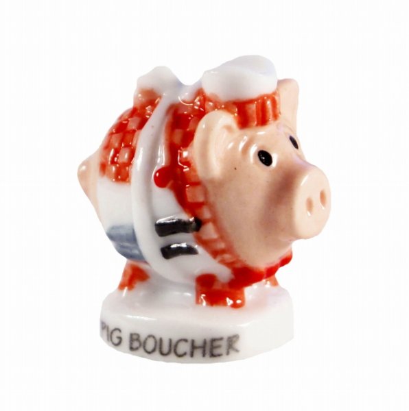 画像1: 【フェーブ】 PIG BOUCHER ブタ お肉屋さん (1)