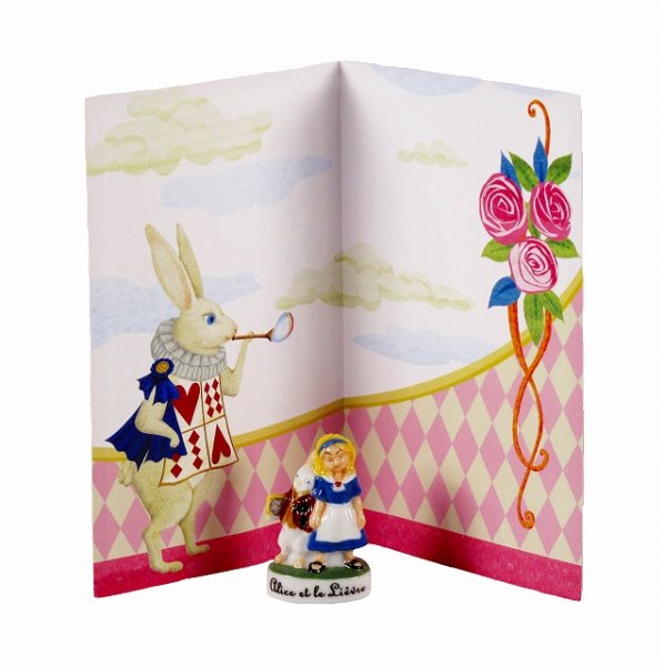 画像2: 【フェーブ】アリスと時計ウサギ カード付 - Natsujikan (2)