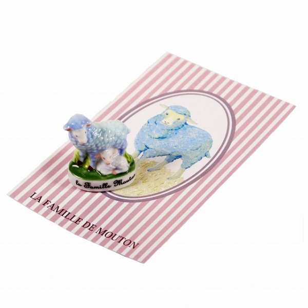 画像3: 【フェーブ】寄り添う羊の親子 カード付- Natsujikan (3)