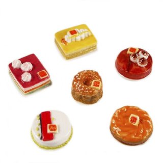 oberweis 2009年 限定　フェーブ セット レア フェーブ】ケーキ6個ー OBERWEIS 2024年 (M)(S) - フェーブなつじかん