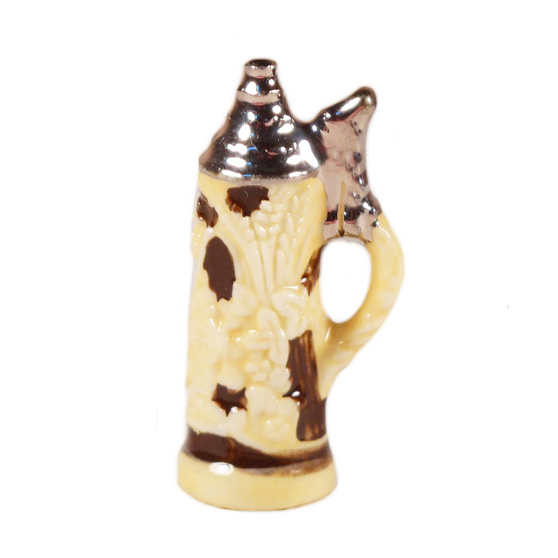 【フェーブ】蓋つきビアジョッキ シルバー(2)