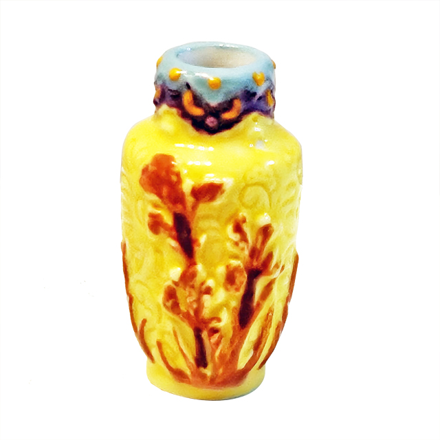【フェーブ】花瓶  Vase aux Iris Luneville